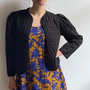Vintage quilted blazer